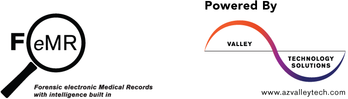 FeMR — Forensic electronic Medical Records with intelligence built in. Powered by Valley Technology Solutions.